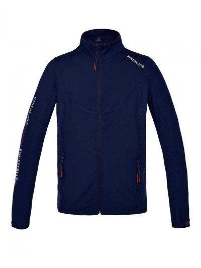 Veste fine technique d'entraînement bleu marine pour fille - KLjeri - Kingsland