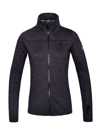 Sweat gris foncé avec fermeture éclair pour femme - KLCDjulia - Kingsland
