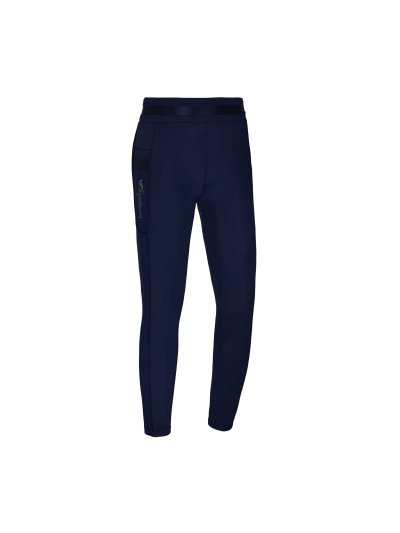 Leggings bleu marine avec ceinture large effet brillo (grip à fond intégral) pour fille - KLkemmie - Kingsland
