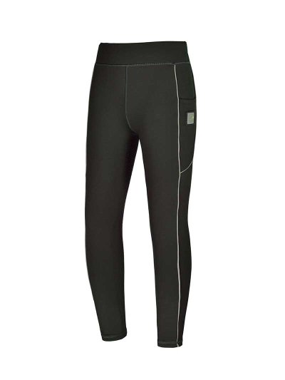 Leggings d'hiver vert foncé (grip à fond intégral) pour fille - KLkacy - Kingsland