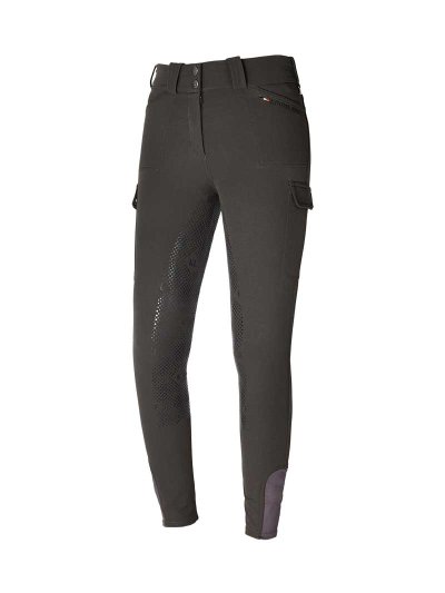 Pantalons cargo vert kaki foncé (grip à fond intégral) pour femme - KLkarga - Kingsland