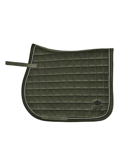 Tapis Coolmax de saut en velours vert kaki foncé - KLmya - Kingsland