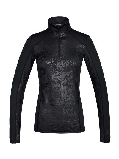 T-shirt à manches longues d'entraînement imprimée noir pour femme - KLmaya - Kingsland