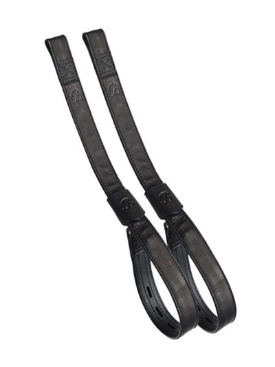 Étrivières en cuir noir pour cheval - Bates Saddles