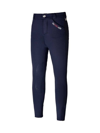 Pantalons d'hiver en tissu de maille bleu marine (grip aux genoux) junior unisexe - KLkian - Kingsland