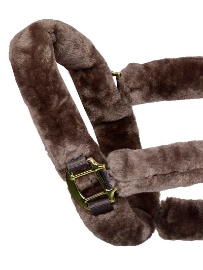 Licol d'écurie en mouton marron pour poney (C et D) - KLnikkey - Kingsland - imagen 2