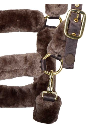 Licol d'écurie en mouton marron pour poney (C et D) - KLnikkey - Kingsland - imagen 3