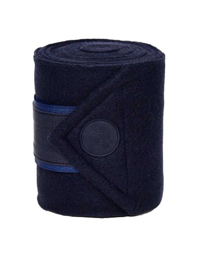 Lot de 4 bandes polaires de travail bleu marine pour cheval - KLneedia - Kingsland - imagen 2