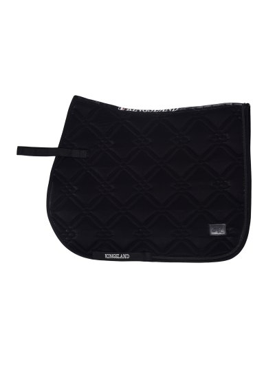 Tapis Coolmax de dressage effet soie brillant noir - KLnatana - Kingsland