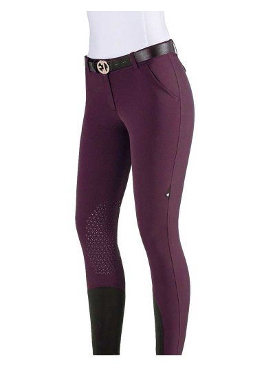 Pantalons d'été violetas (grip aux genoux) pour femme - Ebbae - Equiline