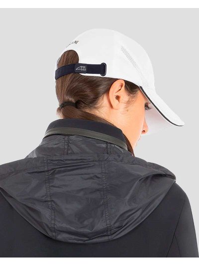 Casquette blanc avec détail en maille et logo frontal - Cotye - Equiline - imagen 3