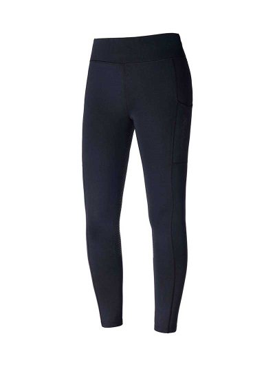 Leggings d'hiver noir (grip à fond intégral) pour femme - KLkattie - Kingsland Dressage