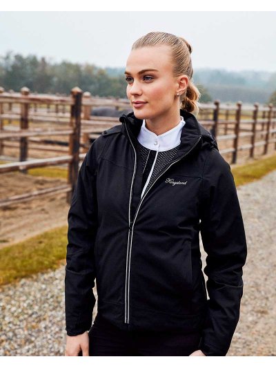 Manteau matelassé gordo imperméable noir pour femme - KLtala - Kingsland Dressage