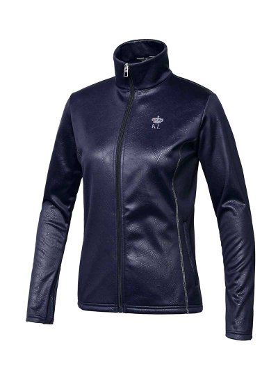 Veste polaire d'entraînement bleu marine brillant pour femme - KLtallulah - Kingsland Dressage