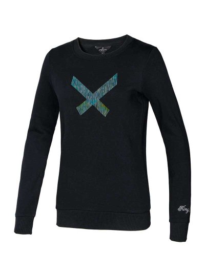 Sweat noire avec cruz iridiscente pour femme - KLtylee - Kingsland Dressage