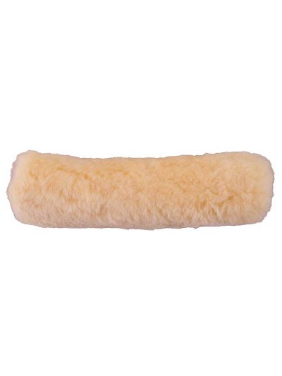 Protège-muserolle en mouton beige avec velcro - BR