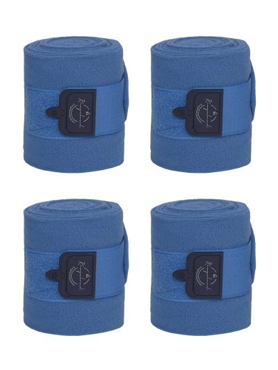 Lot de 4 bandes polaires de travail bleu denim (blue horizon) pour cheval - KLnenna - Kingsland