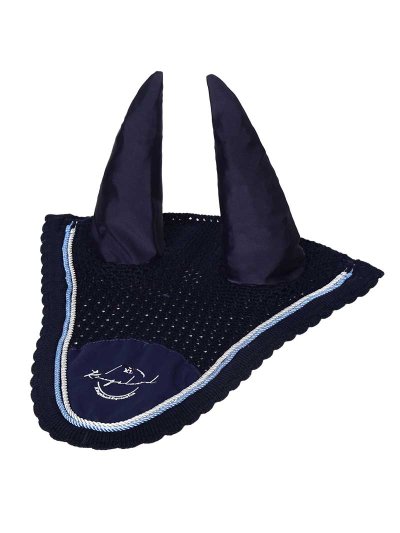 Bonnet en crochet bleu marine pour cheval - KLnesi - Kingsland