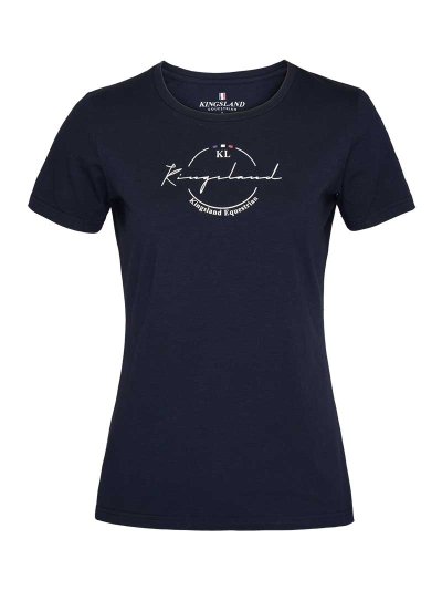T-shirt à manches courtes bleu marine pour femme - KLnida - Kingsland