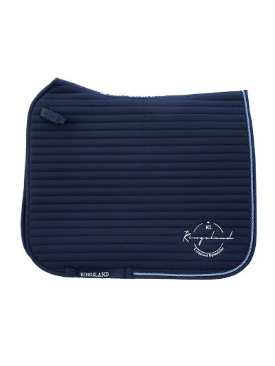 Tapis Coolmax de dressage bleu marine satiné mat - KLnerit - Kingsland
