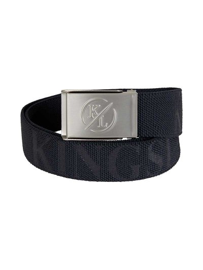 Ceinture élastique bleu marine avec plaque en el fermeture - KLollie - Kingsland