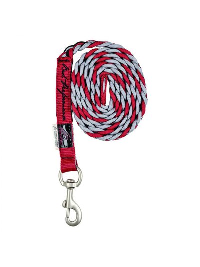 Longe tressée noir, rouge et blanc - Universal 181 - Euro-Star