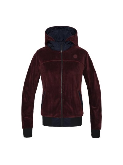 Chaqueta polar color burdeos con interior polar para mujer - KLrudra - Kingsland
