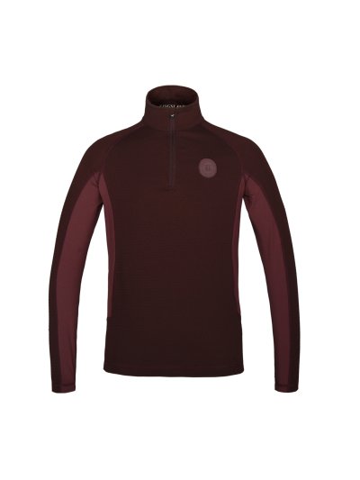 Camiseta de entrenamiento de manga larga burdeos para invierno niña - KLruth - Kingsland