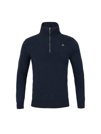 Men's Navy Blue Long Sleeve Training Shirt - KLriver - Kingsland