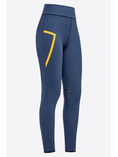Leggings d'équitation bleu marine (grip aux genoux) pour femme - RG