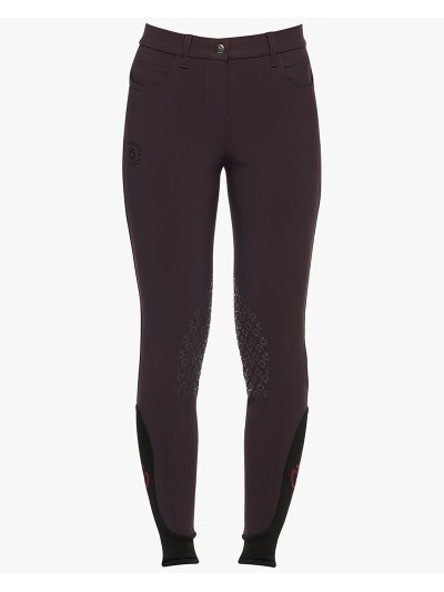 Pantalones burdeos (grip rodilla) para niña - CT-Orbit - Cavalleria Toscana