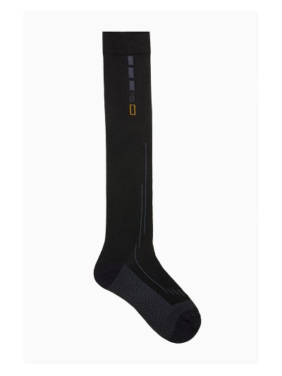 Chaussettes hautes techniques noir - RG