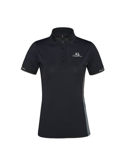 Polo de manga corta y cuello color azul marino para mujer - KLtaylin - Kingsland