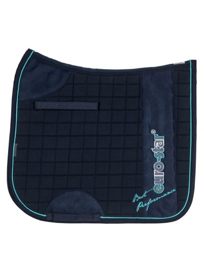 Tapis de dressage bleu marine pour cheval (full) - Supreme - Euro-Star