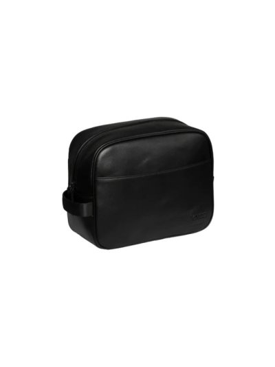 Neceser de piel artificial color negro - KLfawn - Kingsland
