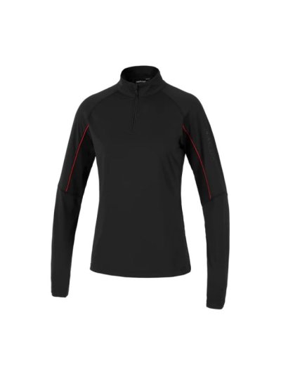Camiseta de entrenamiento de manga larga negra para mujer - KLfaigy - Kingsland
