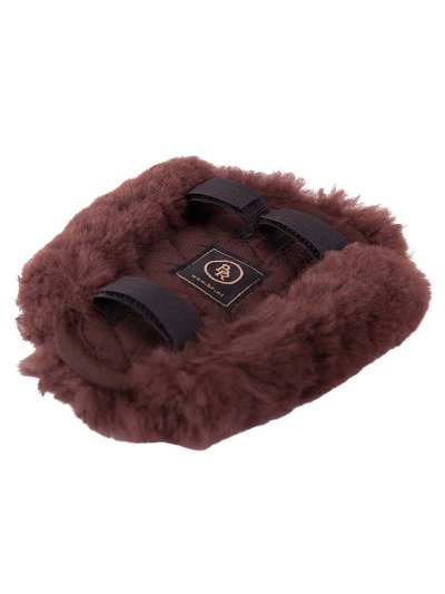 protection de Bricole avec mouton marron foncé - BR