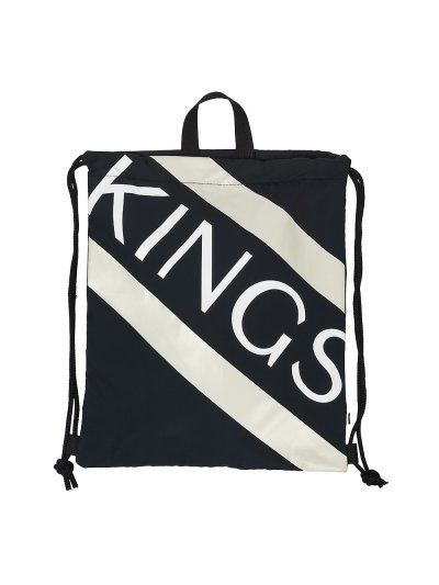 Bolsa impermeable azul marino con 2 bolsillos interiores y el logotipo de letras KLNatasha - Kingsland