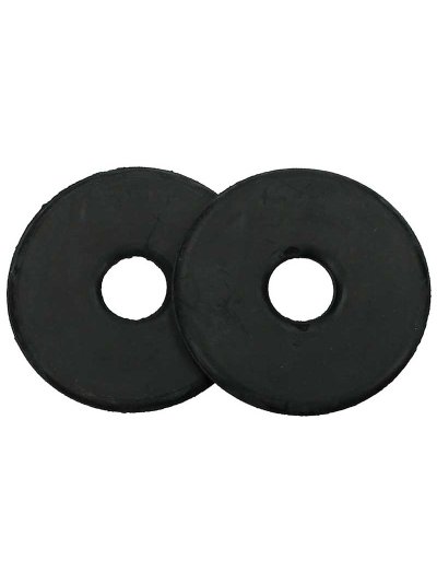 Rondelles noires en caoutchouc pour proteger la boca du poney de la embouchure - BR