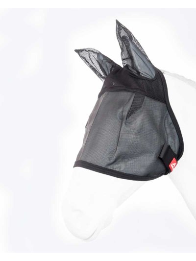 Masque anti-mouches avec oreilles noir pour cheval - Ohren - Euro-Star