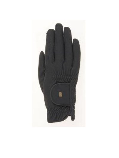 Guantes negros con grip para montar a caballo de invierno - Roeck Grip Winter - Roeckl