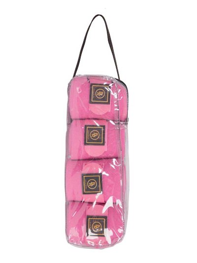 Lot de 4 bandes polaires de travail roses pour poney - BR - imagen 3