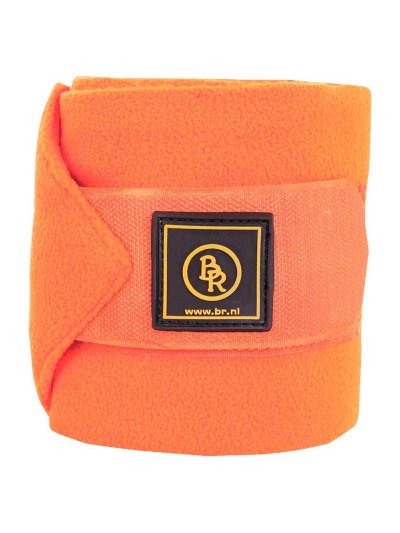 Lot de 4 bandes polaires de travail orange clair pour poney - BR - imagen 2