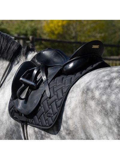 Sudadero de doma negro para caballo Lexie - Kingsland - imagen 2