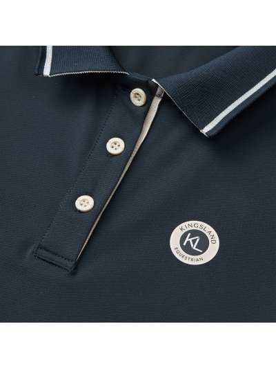 Vestido tipo polo azul marino para mujer Laura - Kingsland
 - imagen 3