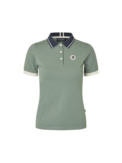 Polo de equitación verde para mujer Laura - Kingsland
