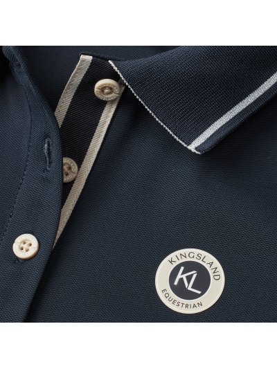 Polo de equitación azul marino para mujer Laura - Kingsland
 - imagen 3