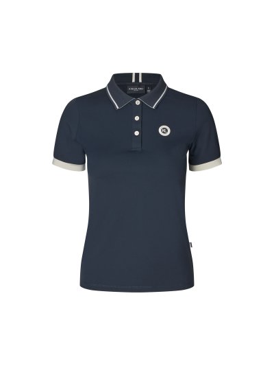 Polo de equitación azul marino para mujer Laura - Kingsland
