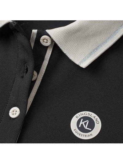 Polo de equitación negro para mujer Laura - Kingsland
 - imagen 3