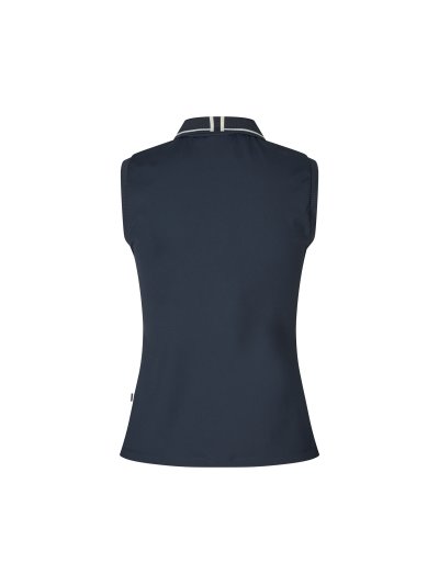 Top tipo polo sin mangas azul marino para mujer Laura - Kingsland
 - imagen 2